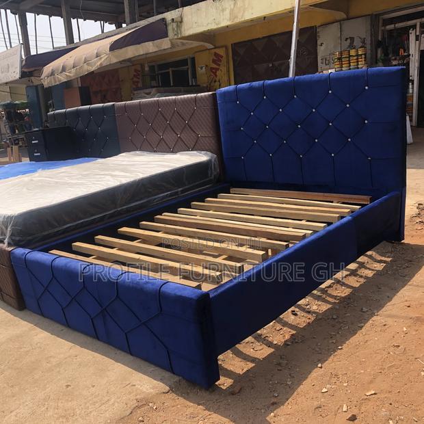 Slay Blue Double Bedframe 54/75//Free Delivery photo 2