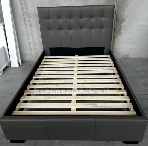 Brouhaha Leather Lit Double Bedframe photo 2