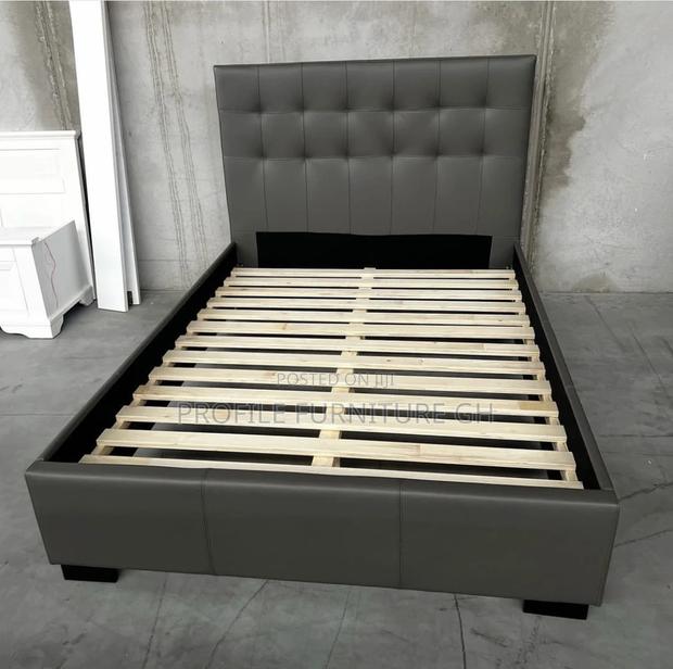 Brouhaha Leather Lit Double Bedframe photo 3