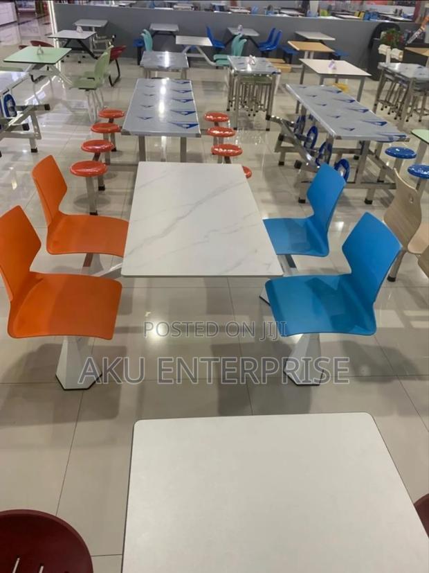 Dinning School Canteen Restaurant Lunch Room Table and Chair · Photo 3