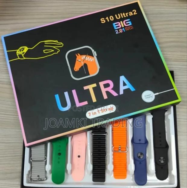 7 in 1 S10 Ultra 2 Smart Watch, Bluetooth Call, Ios/Android