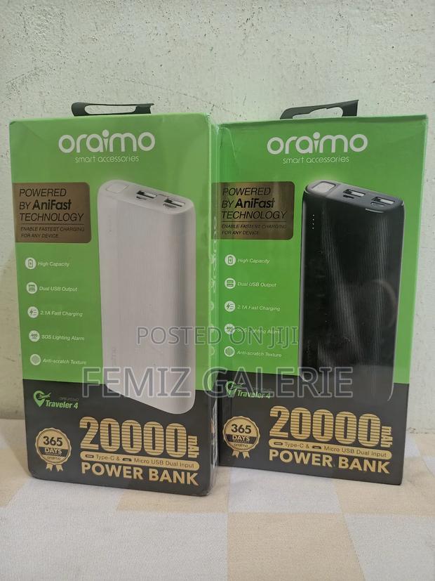 Oraimo Traveler 4 20000 Mah 10.5W Power Bank · Photo 3