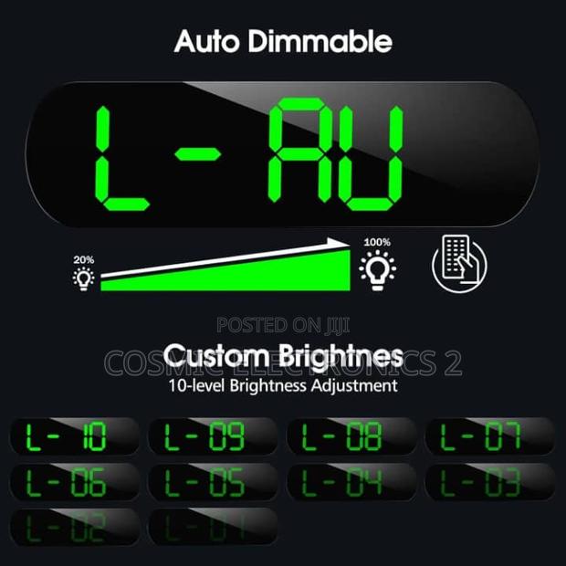 Digital Wall Clock With Timer and Adjustable LED Lights photo 5