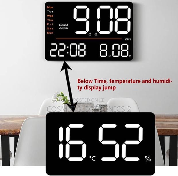 LED Digital Wall Clock With Multi-Functional Display photo 4