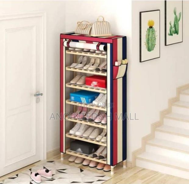 Wood Shoe Rack 9 Tier - Multicolor photo 2