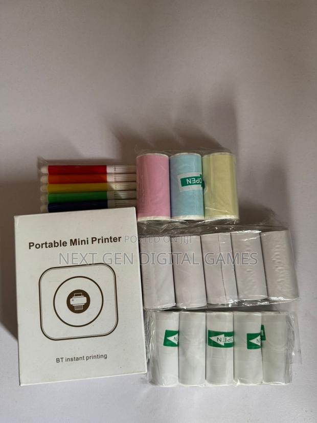 Thermal Mini Printer + Extra Roll Papers photo 6