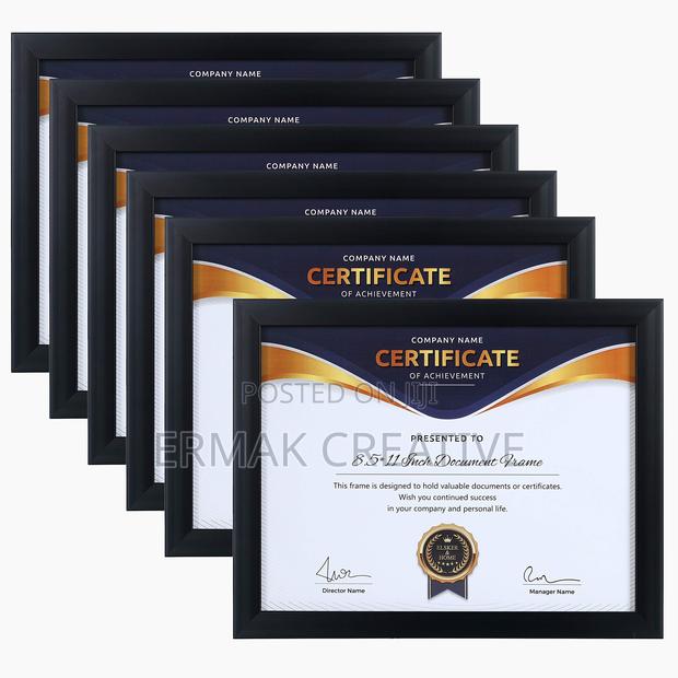 A4 Certificate With Frame