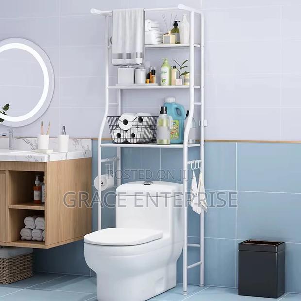 Make Small Space Useful With Our Toilet Rack Available · Photo 2