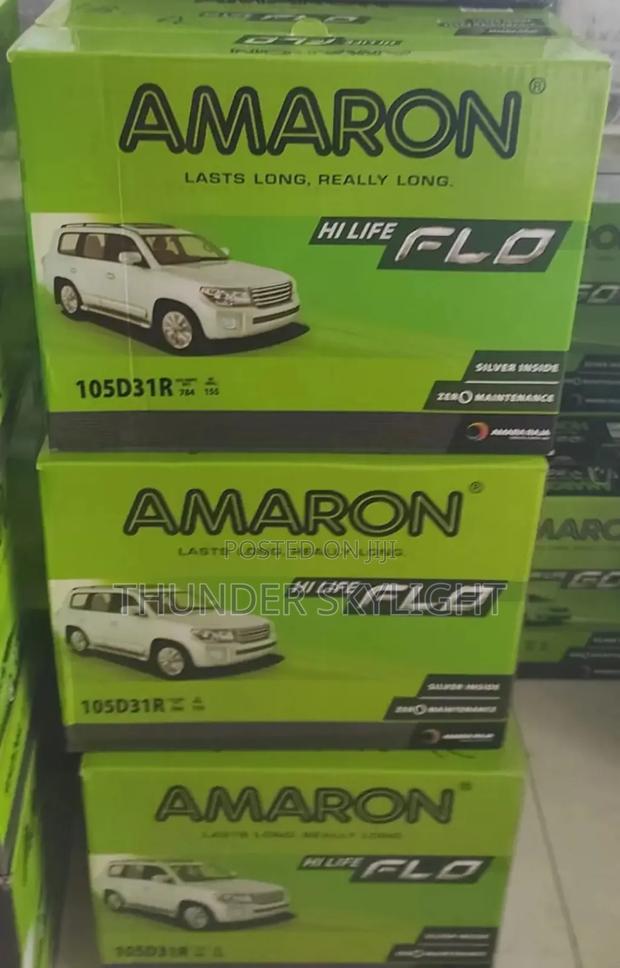 17 Plates Battery Amaron 90 Ah 105d31l 115d31l 125d31r photo 2