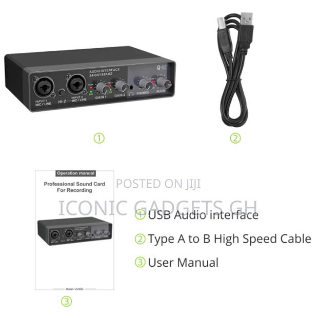 New 24bit Q22 Sound Card Interface Console