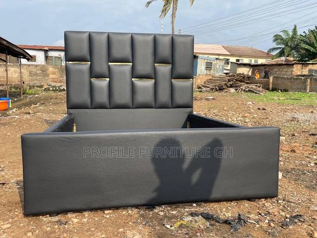 Luminous Black 54/75 Double Bed-Frame