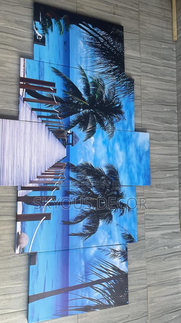 Blue Beach Side Tree Wall Hangings · Photo 2