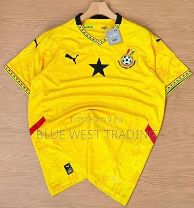 Ghana Black Stars Away JERSEY (Yellow)
