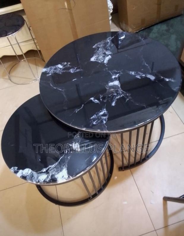 2 in 1 Mable Center Table , Coffee Table Black and Ash · Photo 4