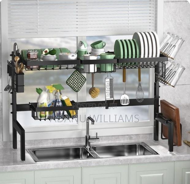 High Quality 2 Tier Over the Sink Dish Drying Rack · Photo 4