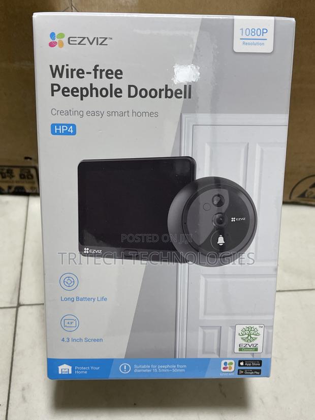 Ezviz Wireless Peephole Video Doorbell Hp4 · Photo 4