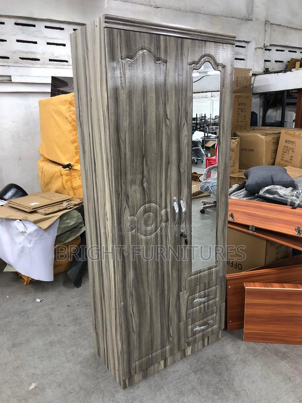 Foreign Two Doors Wardrobe With Mirror and Drowners · Photo 4