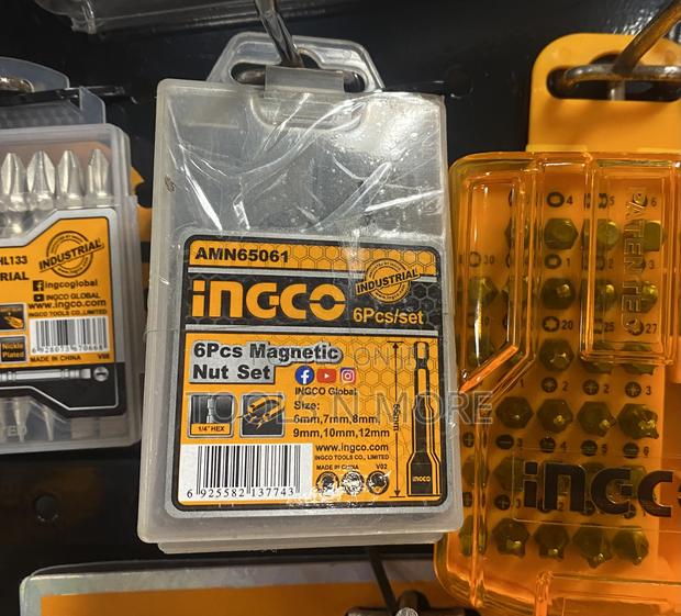 INGCO Magnetic Nut Set (6 Pieces) · Photo 2