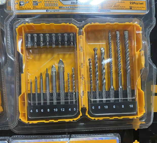 INGCO 22pcs Drill Bits And Screwdriver Bits Set · Photo 4