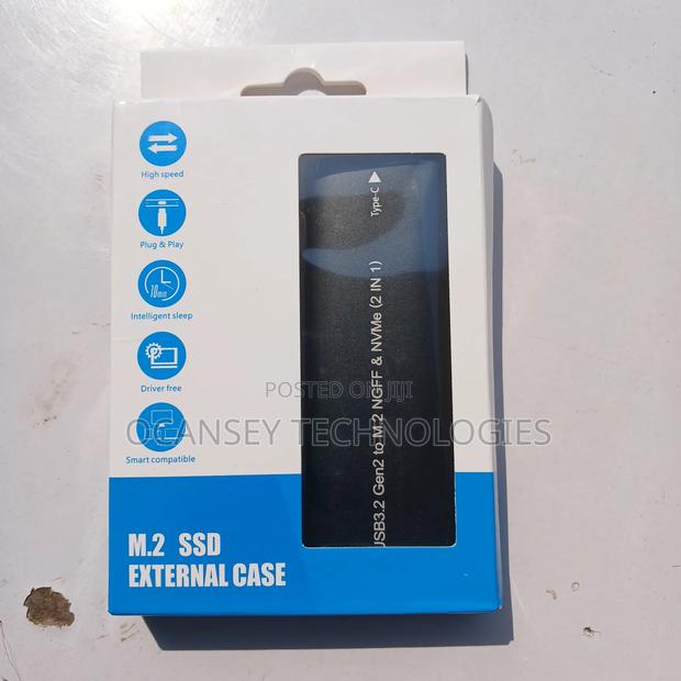 Original USB 3.2 Gen 2 to M.2 NGFF Nvme 2 in 1 SSD Case photo 5