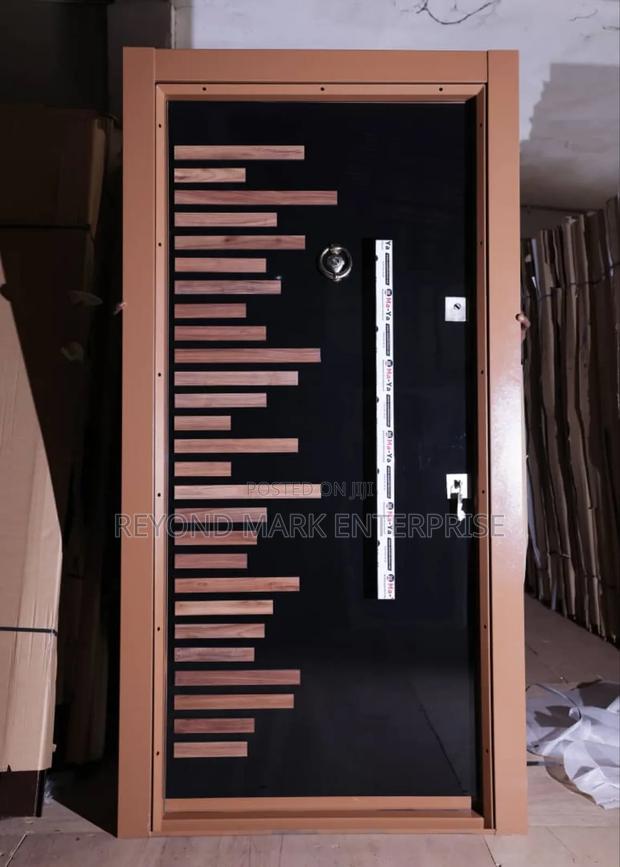 Luxury Single Security Door, Turkey Security Door, PVC · Photo 2