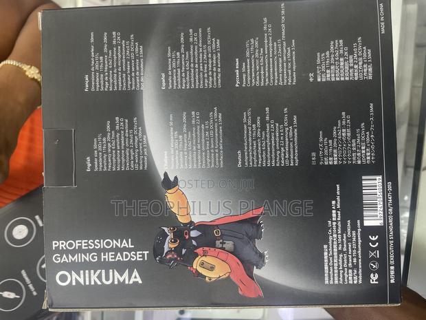 Professional Gaming Headset/ K1B Onikuma · Photo 4