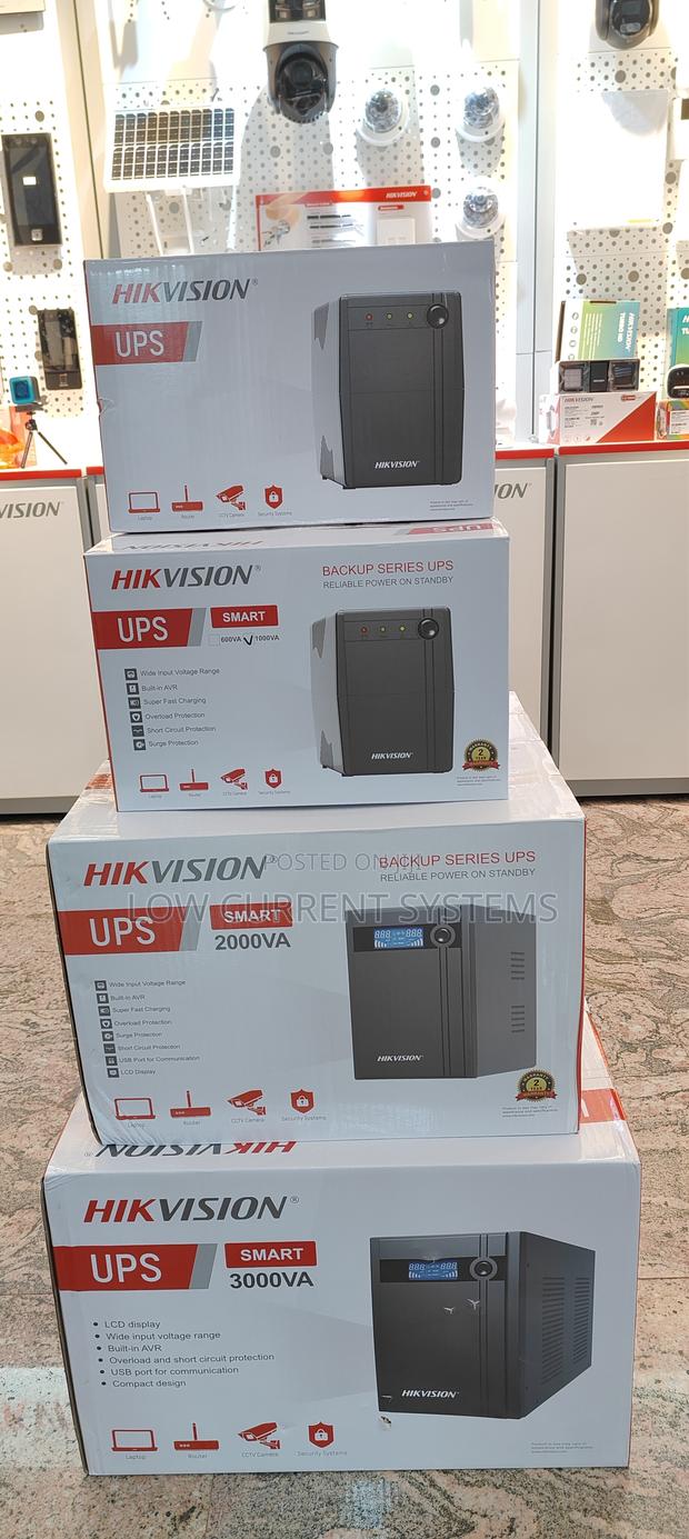Hikvision 2000va Back Up Ups With Avr Uninterrupted Power 1200w