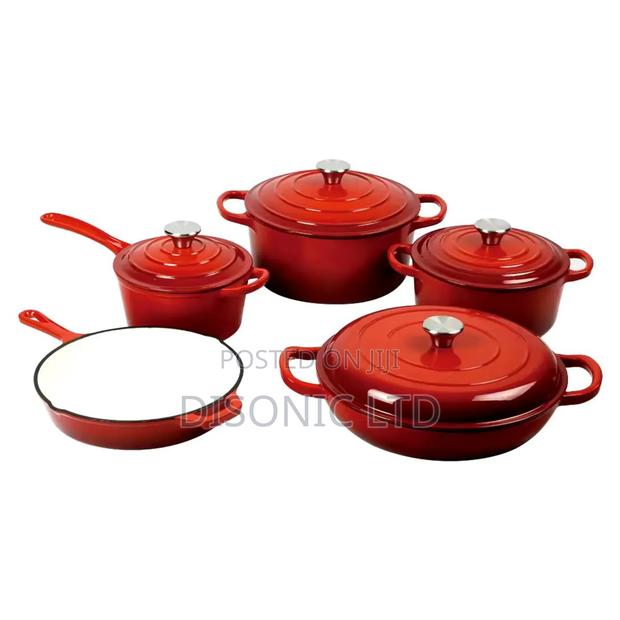 5 Pieces Cast Iron Cookware Set · Photo 2
