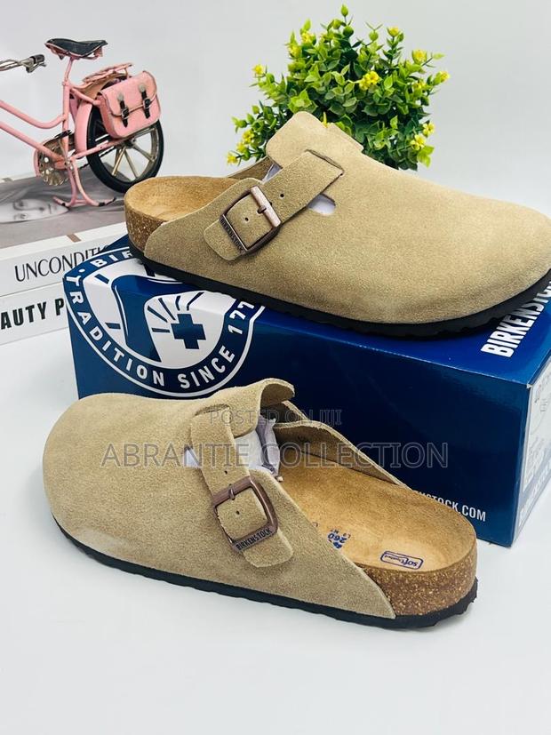 Birkenstock Boston Suede Brown · Photo 3