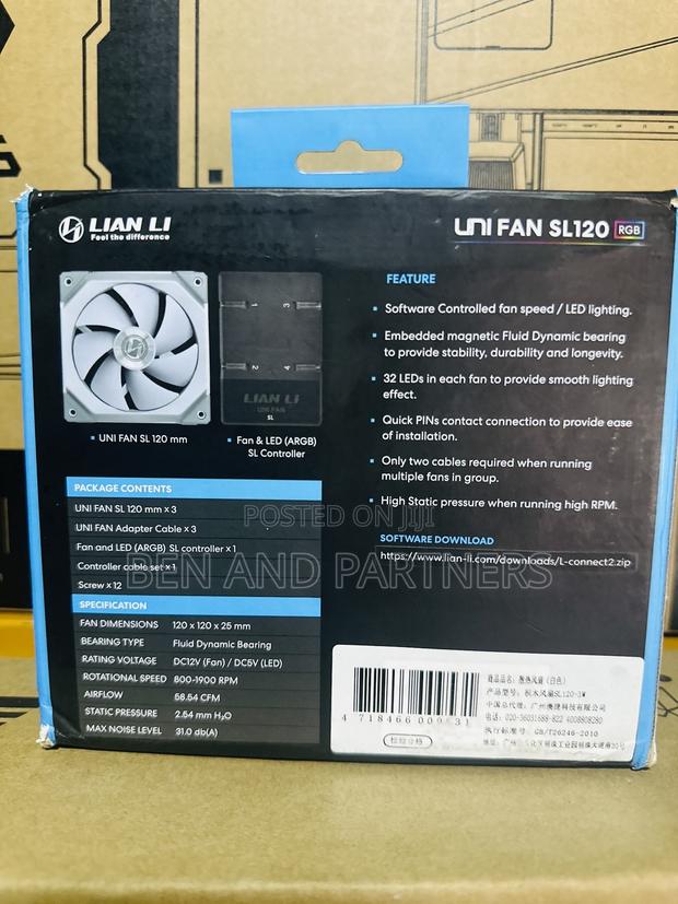 Lianl Li Uni Fan Sl120 With Controller · Photo 4