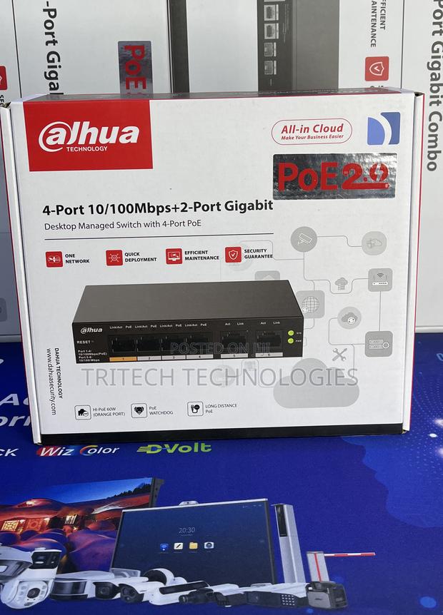 Dahua 4port Poe Managed Desktop Switch Dh-Cs4006-4et-60 · Photo 4