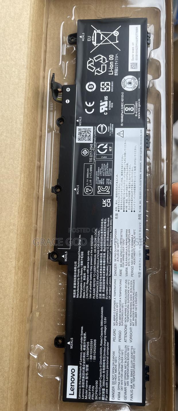 Original Lenovo Battery E14 E15 Gen 2 3 4 L19M3PD5 · Photo 4