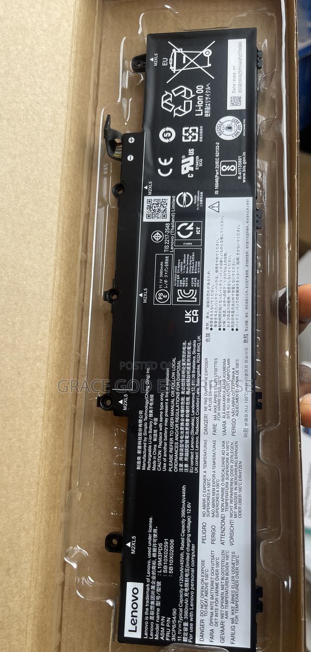 Original Lenovo Battery E14 E15 Gen 2 3 4 L19M3PD5 · Photo 3