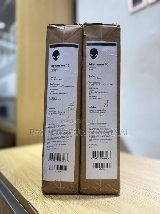 New Laptop Dell Alienware M16 16GB Intel Core Ultra 7 SSD 1T · Photo 4