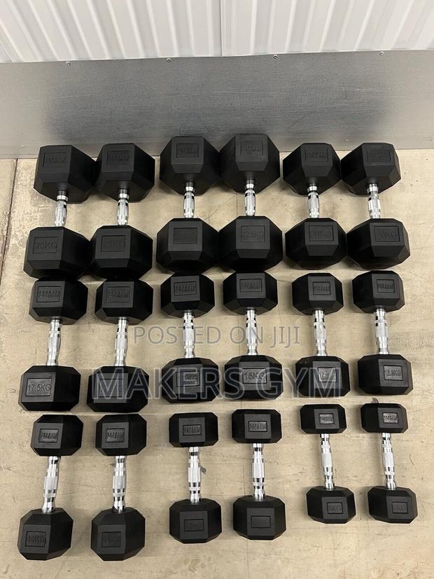 5-25kg Hex Dumbbell Set