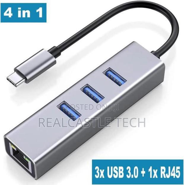 Hoco HB34 4-in-1 Gigabit Ethernet Adapter photo 3