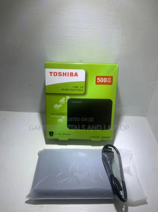 500GB External Toshiba Hard Drive photo 2