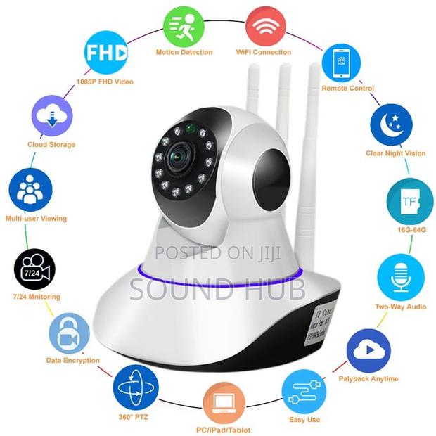 Wireless Ip Camera 360 View Rotatable Hd Wifi CCTV · Photo 4