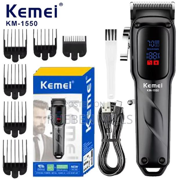 New Design Kemei KM1550 All Metal Cordless Barbering Machine · Photo 2