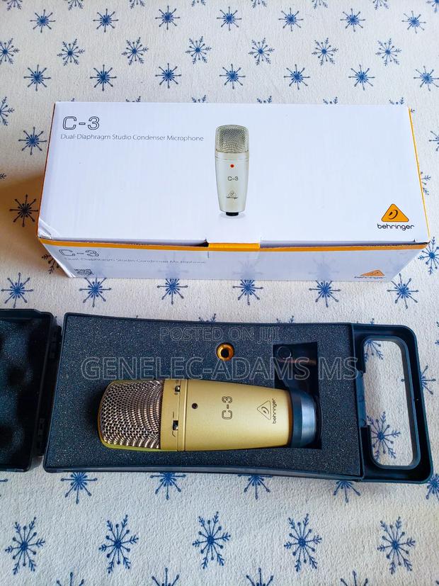 Brand New Behringer C-3 Studio Condenser Microphone