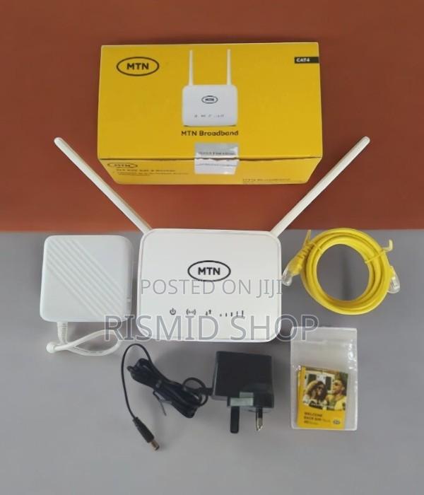 MTN Universal Broadband 4G Router + Backup Battery - White · Photo 2