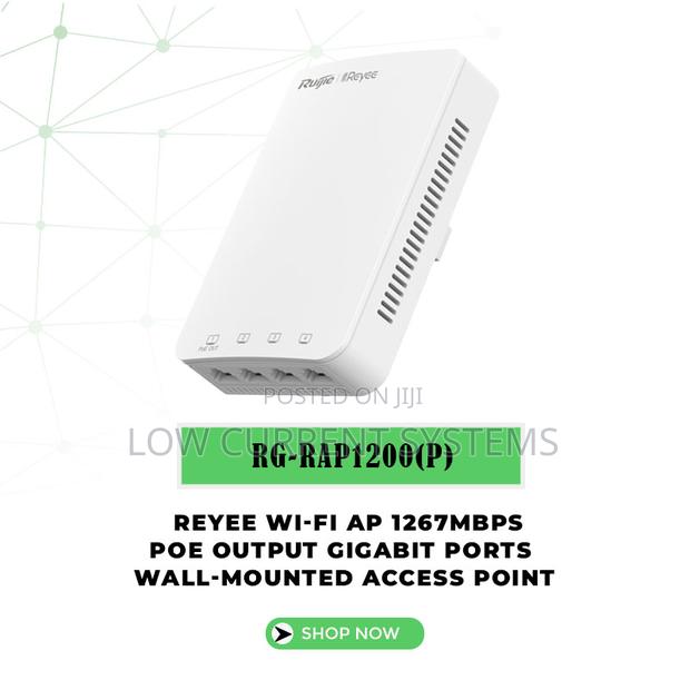 Reyee Wi-Fi 6 Dual-Band Wall Plate Access Point Internet Poe · Photo 2