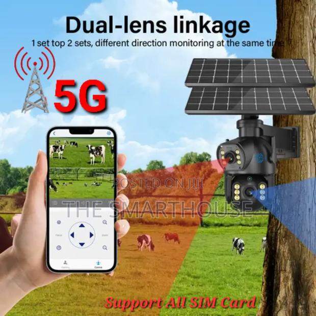 Smart 5g Solar Dual CCTV Camera (Support All Sim Card) photo 3