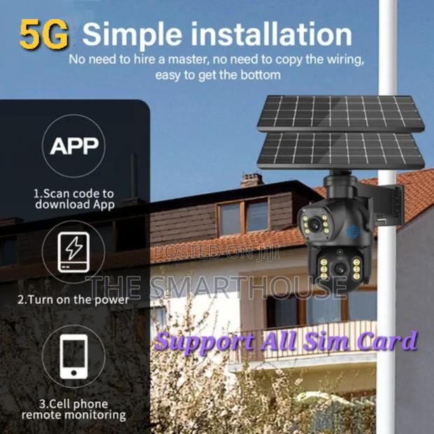 Smart 5g Solar Dual CCTV Camera (Support All Sim Card) photo 4