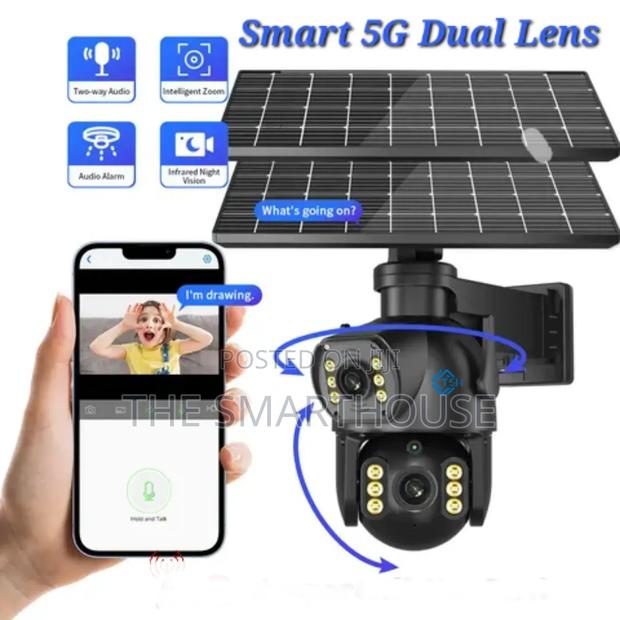 Smart 5g Solar Dual CCTV Camera (Support All Sim Card) photo 2