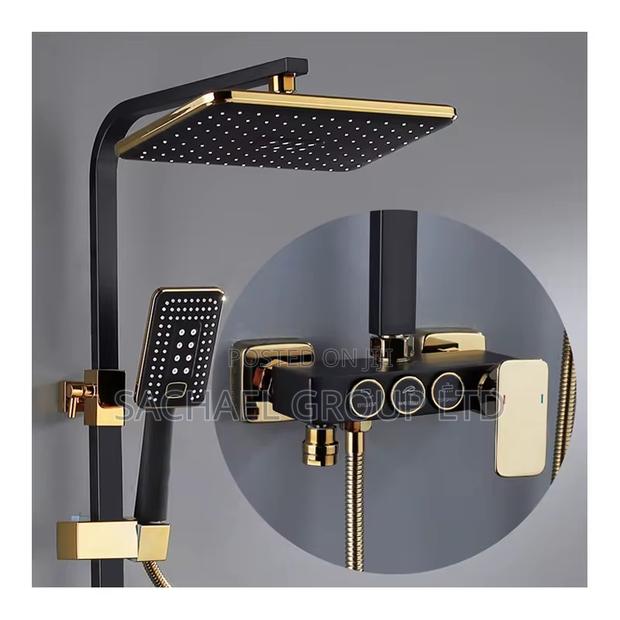 Black and Gold Shower Mixer · Photo 3