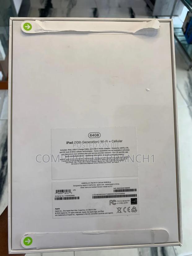 New Apple iPad (2022) 64 GB Silver · Photo 4