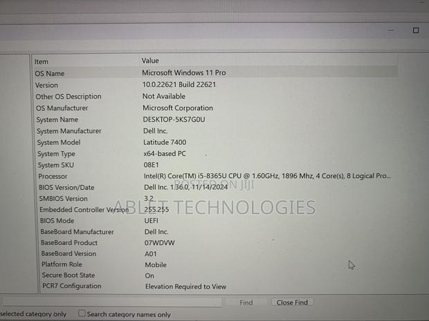Laptop Dell Latitude 7400 8GB Intel Core I5 SSD 256GB photo 6