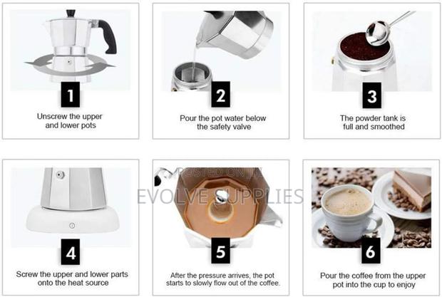 450ml 600ml Moka Pot photo 4