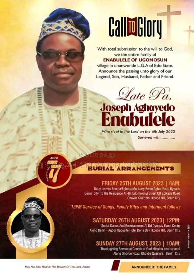 Funeral Invitation Stickers